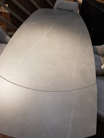 Baker Grey Sintered Stone Extending Dining Table