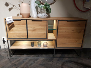 Habufa City Sideboards in Oak and Metal