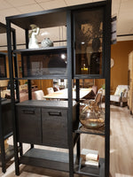 Ridgefield Urban Oak Room Divider Anthracite