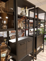 Ridgefield Urban Oak Room Divider Anthracite
