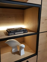 Ridgefield Urban Oak Display Storage Cabinet in Natural Oak