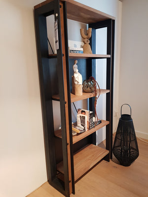 Habufa Makalu Bookcase in Smoked Acacia