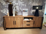 Habufa Makalu Sideboards in Smoked Acacia-Sideboard-Habufa-135cm-Against The Grain Furniture