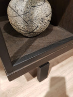 Ridgefield Urban Oak Highboard Cabinet in Anthracite