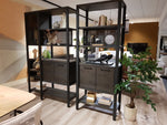 Ridgefield Urban Oak Room Divider Anthracite