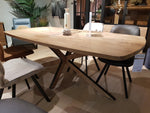 Habufa Pantin Rustic Dining Tables-Dining Table-Habufa-150cms-Against The Grain Furniture