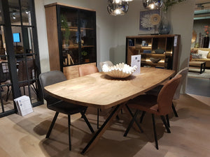 Habufa Pantin Rustic Dining Tables-Dining Table-Habufa-150cms-Against The Grain Furniture