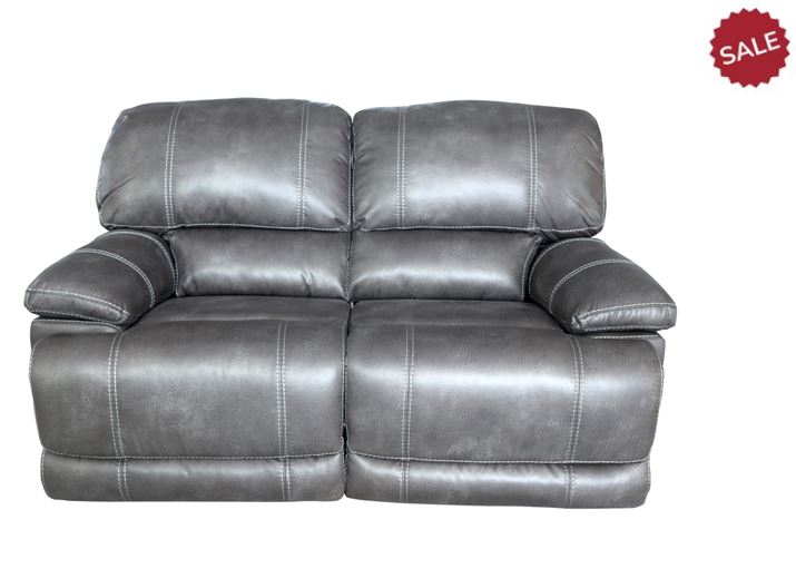 Guvnor 2 Seater Recliner Sofas In Grey-2 seater recliner sofa-Harveys-Against The Grain Furniture