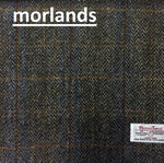 Granby Harris Tweed and Leather Sofas in Morland Tweed