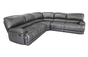 Guvnor 5 Piece Corner Group In Grey-Corner recliner sofa-Harveys-Electric-Against The Grain Furniture
