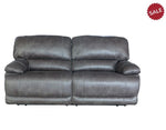 Guvnor 3 Seater Recliner Sofas In Grey-3 seater recliner sofa-Harveys-Manual-Against The Grain Furniture