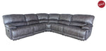 Guvnor 5 Piece Corner Group In Grey-Corner recliner sofa-Harveys-Manual-Against The Grain Furniture