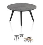 Habufa Maze Anthracite Side and Coffee Tables in Different Sizes