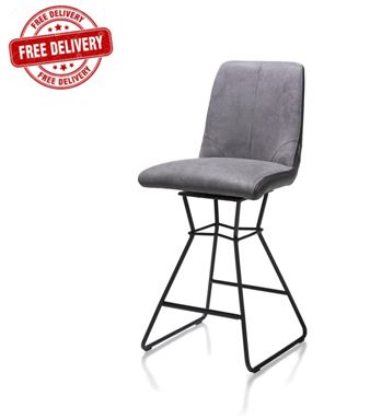 Habufa Arvin Barstools-Bar Stool-Habufa-Anthracite-Against The Grain Furniture