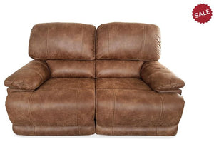 Guvnor 2 Seater Recliner Sofas In Tan-2 seater recliner sofa-Harveys-Against The Grain Furniture