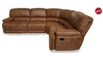 Guvnor 4 Piece Corner Group In Tan-Corner recliner sofa-Harveys-Electric-Against The Grain Furniture