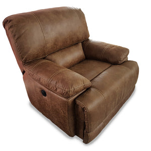 Guvnor Electric Recliner Chair In Tan-Electirc Recliner Chair-Harveys-Against The Grain Furniture