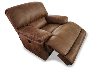 Guvnor Electric Recliner Chair In Tan-Electirc Recliner Chair-Harveys-Against The Grain Furniture