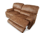 Guvnor 2 Seater Recliner Sofas In Tan-2 seater recliner sofa-Harveys-Manual-Against The Grain Furniture