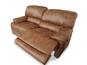 Guvnor 2 Seater Recliner Sofas In Tan-2 seater recliner sofa-Harveys-Against The Grain Furniture