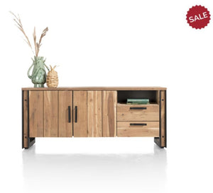 Habufa Makalu Sideboards in Smoked Acacia-Sideboard-Habufa-135cm-Against The Grain Furniture