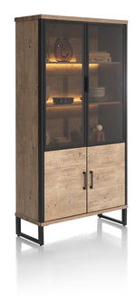 Habufa Pantin Rustic Display Cabinet-Display cabinets-Habufa-Against The Grain Furniture