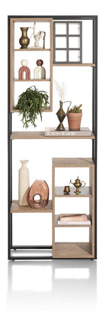 Habufa Pantin Rustic Room Divider Bookcase-bookcase-Habufa-Against The Grain Furniture