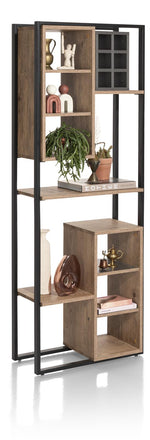 Habufa Pantin Rustic Room Divider Bookcase-bookcase-Habufa-Against The Grain Furniture