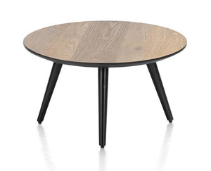 Habufa Maze Medium Oak Side and Coffee Tables in Different Sizes-Coffee and side table-Habufa-60 cm round-32 cms High-Against The Grain Furniture