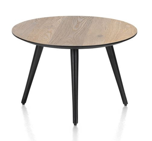 Habufa Maze Medium Oak Side and Coffee Tables in Different Sizes-Coffee and side table-Habufa-40 cm round-32 cms High-Against The Grain Furniture