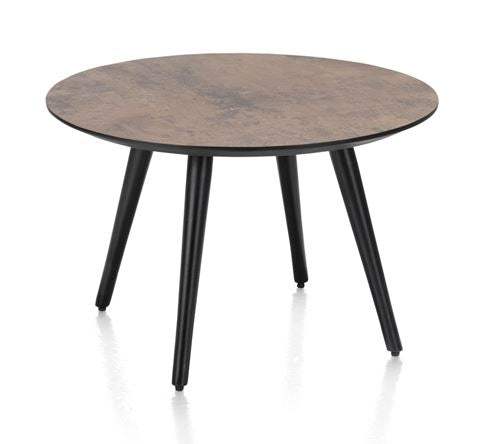 Habufa Maze Rust Side and Coffee Tables in Different Sizes