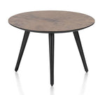 Habufa Maze Rust Side and Coffee Tables in Different Sizes