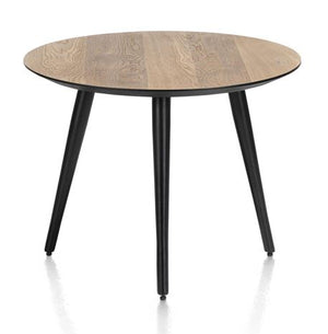 Habufa Maze Medium Oak Side and Coffee Tables in Different Sizes-Coffee and side table-Habufa-40 cm round-39 cms High-Against The Grain Furniture