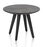 Habufa Maze Anthracite Side and Coffee Tables in Different Sizes-Coffee and side table-Habufa-40 cm Round-39 cms High-Against The Grain Furniture