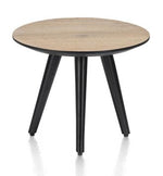 Habufa Maze Medium Oak Side and Coffee Tables in Different Sizes-Coffee and side table-Habufa-40 cm round-46 cms High-Against The Grain Furniture