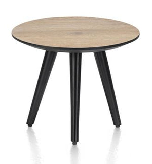 Habufa Maze Medium Oak Side and Coffee Tables in Different Sizes-Coffee and side table-Habufa-40 cm round-46 cms High-Against The Grain Furniture