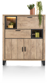 Habufa Pavarotti Rustic Highboard Cabinet
