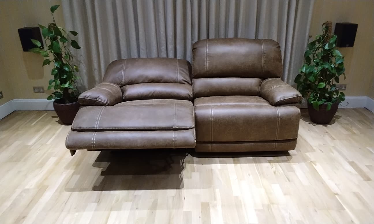 Guvnor 3 and 2 Seater Recliner Sofas Combination - WINTER SALE 3+2 TAN
