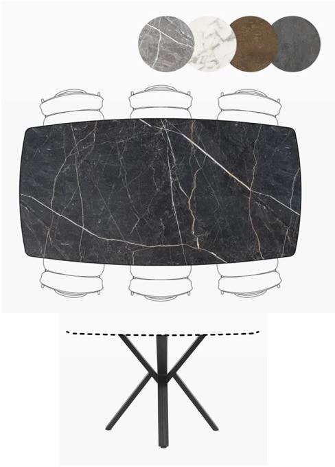 Habufa Palace Bar Tables 180 x 110cm more sizes available