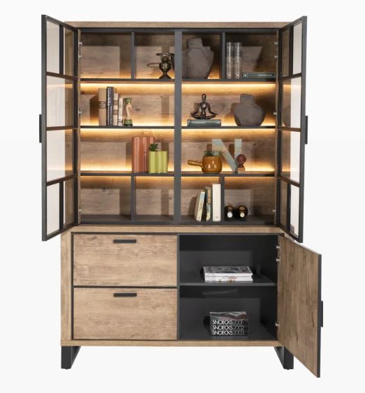 Habufa Pavarotti Rustic Buffet Display Cabinet