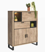 Habufa Pavarotti Rustic Highboard Cabinet