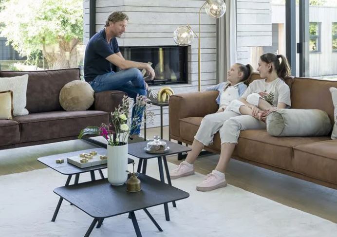 Ridgefield Urban Oak Coffee Tables in Anthracite