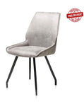 [Scott-Detroit]-Dining Chairs-Habufa-Light Grey-Against The Grain Furniture