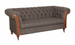 Chester Club Morland Harris Tweed and Leather Sofas