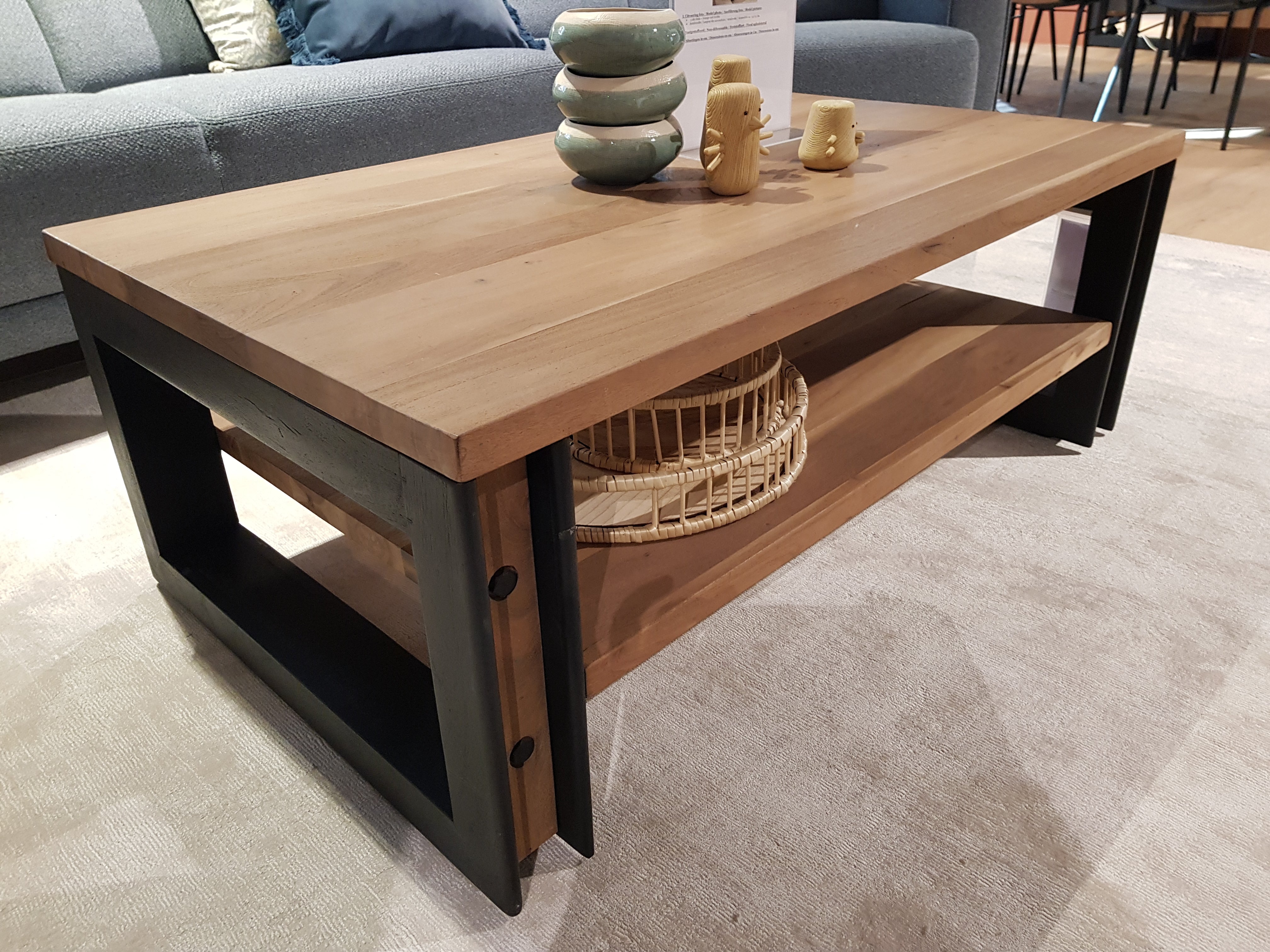 Habufa Makalu Coffee Table in Smoked Acacia