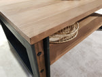 Habufa Makalu Coffee Table in Smoked Acacia-coffee table-Habufa-Against The Grain Furniture