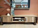 Habufa Makalu TV Sideboard in Smoked Acacia