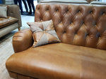 Jowler Harris Tweed and Leather Sofas.