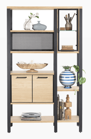 Ridgefield Urban Oak Room Divider Natural Oak