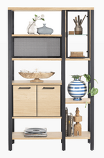 Ridgefield Urban Oak Room Divider Natural Oak